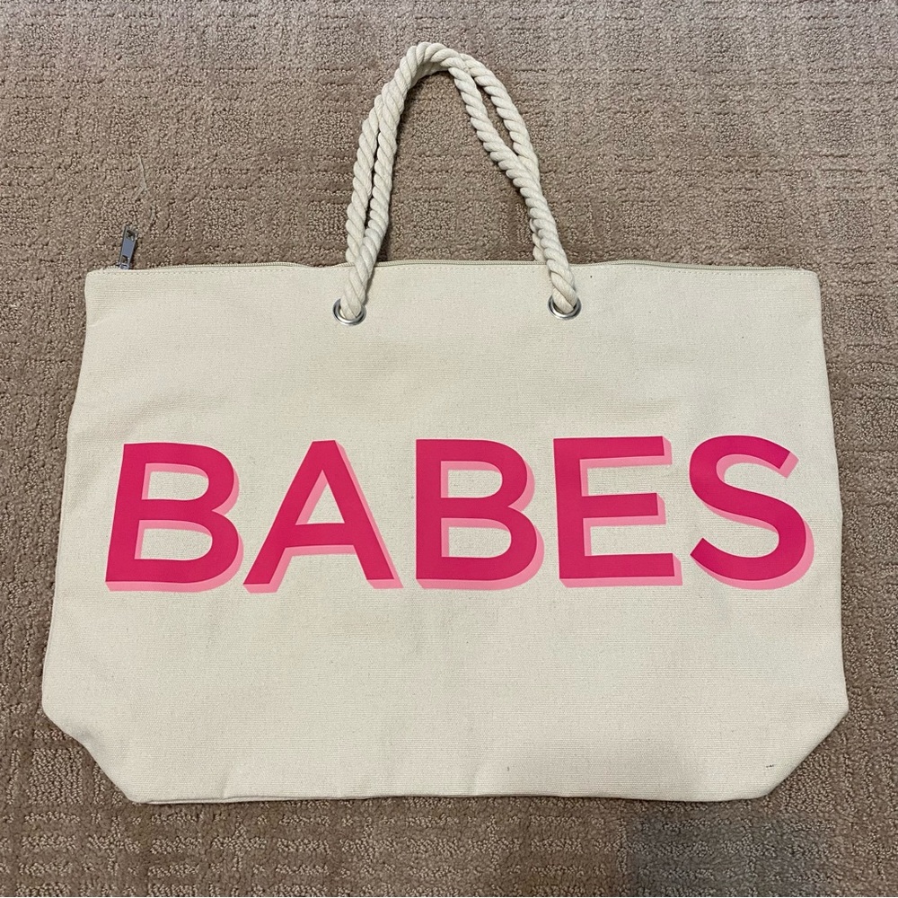 New - "Babes" Canvas Tote Bag